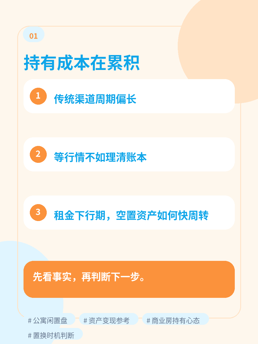 后台内容图组：公寓出租转冷后的资产变现 2
